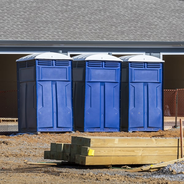 what is the maximum capacity for a single porta potty in Saugerties South NY